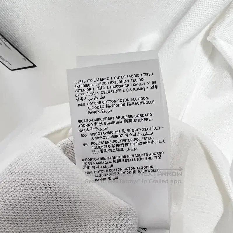 Versace Versace Summer White Cotton Embroidered Polo . Size US XXL / EU 58 / 5 - 8 Thumbnail