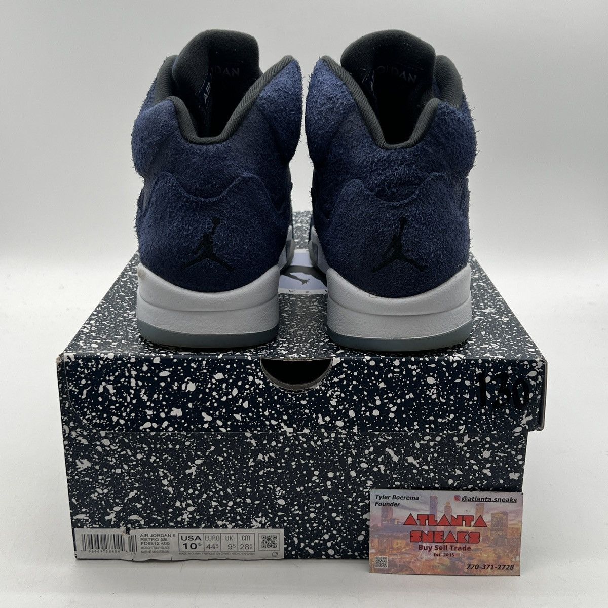 Jordan Brand Air Jordan 5 midnight navy Size US 10.5 / EU 43-44 - 3 Thumbnail