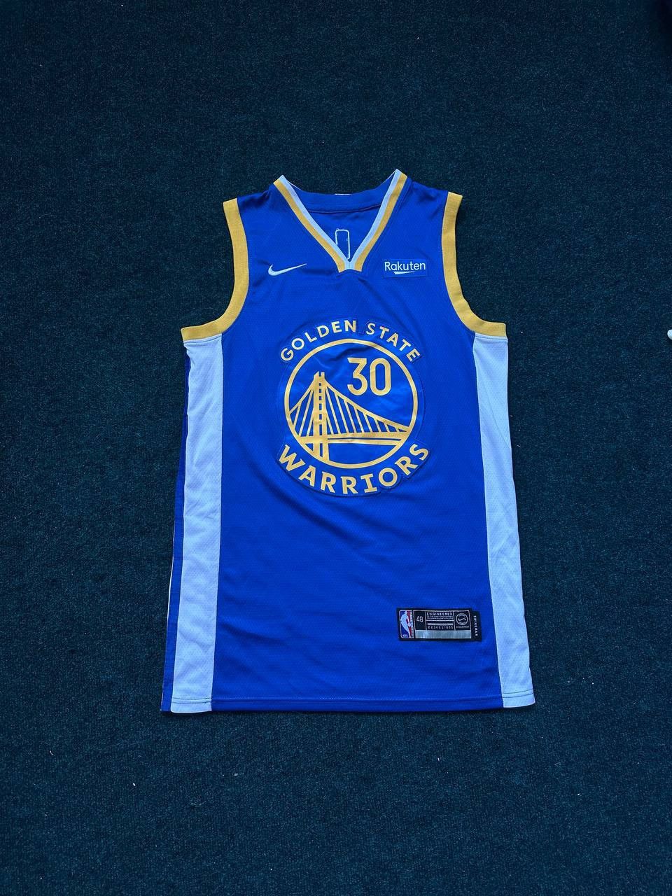 Stephen Curry #30 GoldenState Warrior Finals Jersey Blue NBA