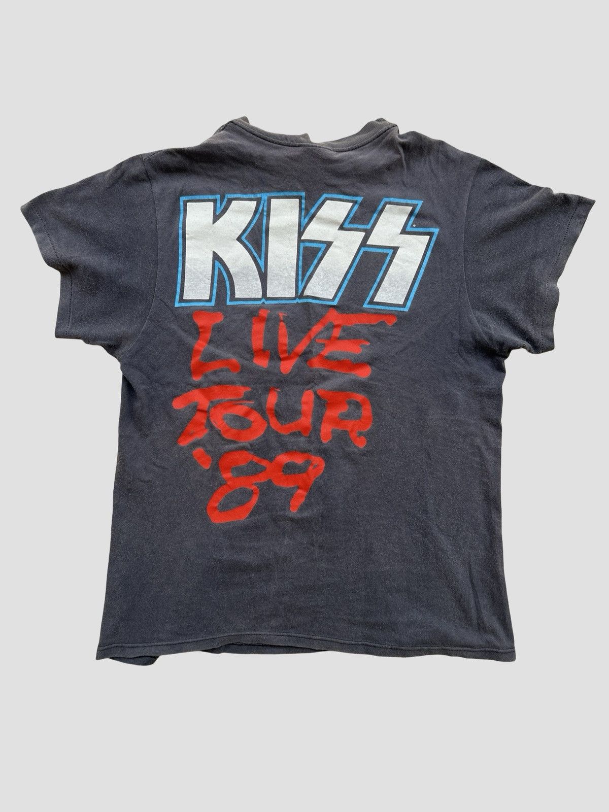 Vintage KISS LIVE TOUR 1989 NO MAKE TOUR T-SHIRTS Size US S / EU 44-46 / 1 - 7 Thumbnail