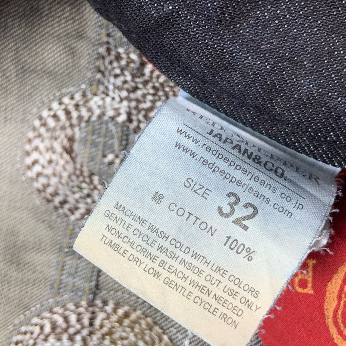 Ed Hardy × Japanese Brand × Vintage Vintage Ed Hardy X Redpapper Big Logo Distressed Jeans Size US 34 / EU 50 - 16 Thumbnail