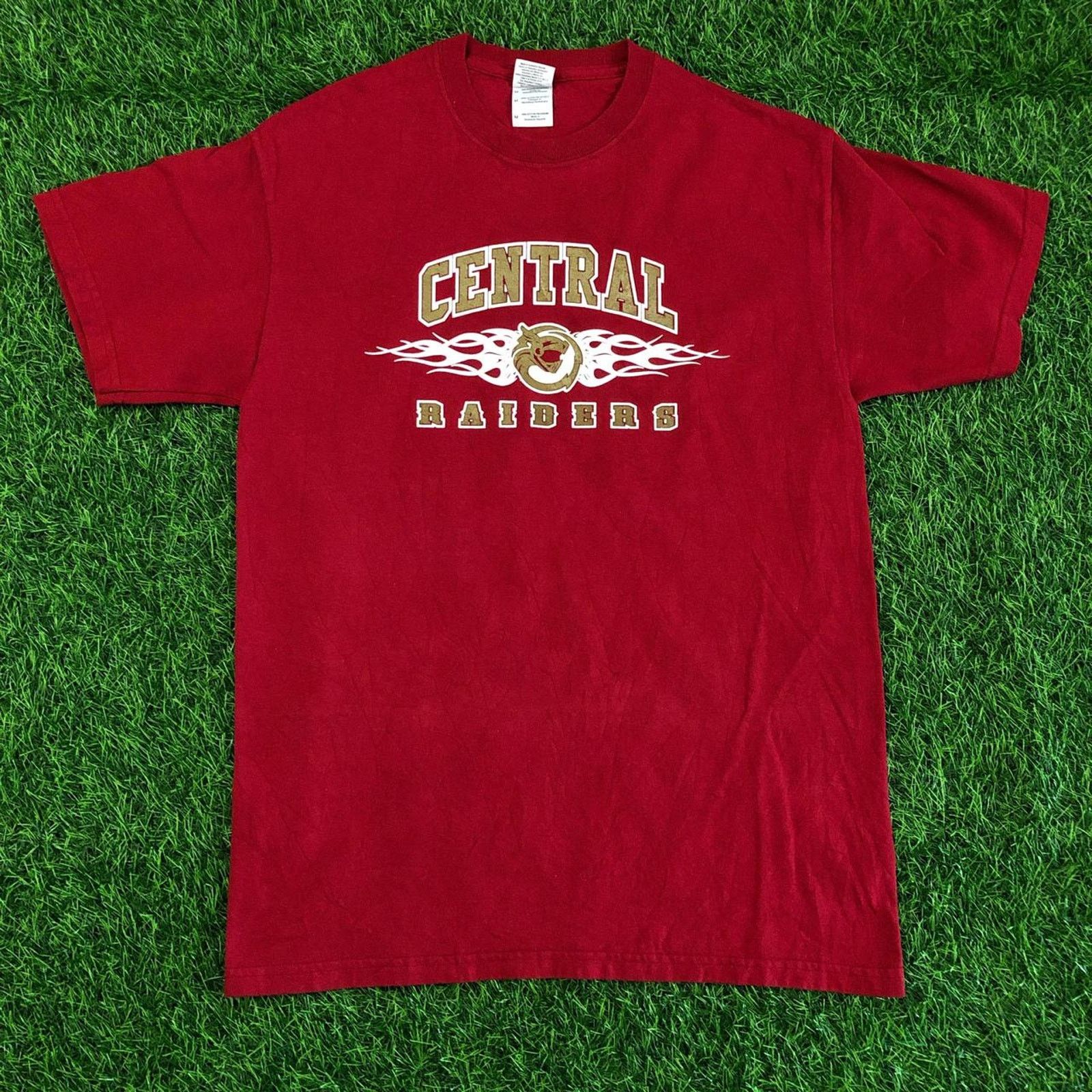 Gildan Men’s Burgundy Central Raiders Graphic Tee Size US M / EU 48-50 / 2 - 1 Thumbnail