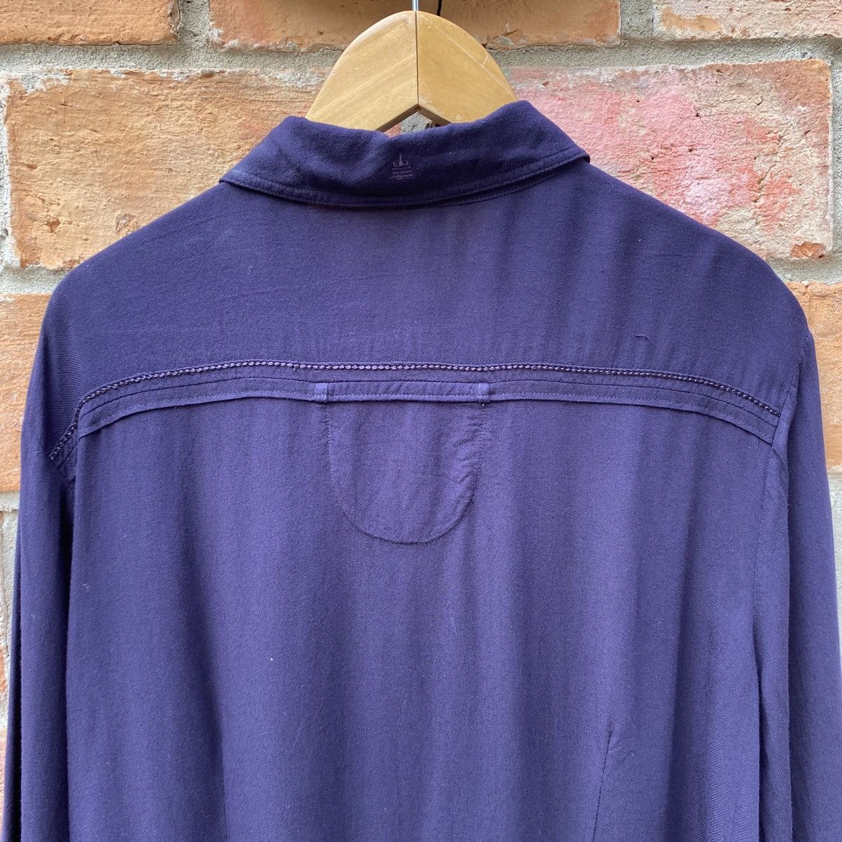Marithe + Francois Girbaud MARITHE+FRANCOIS GIRBAUD Dark Purple Western Shirt Size S / US 4 / IT 40 - 4 Thumbnail