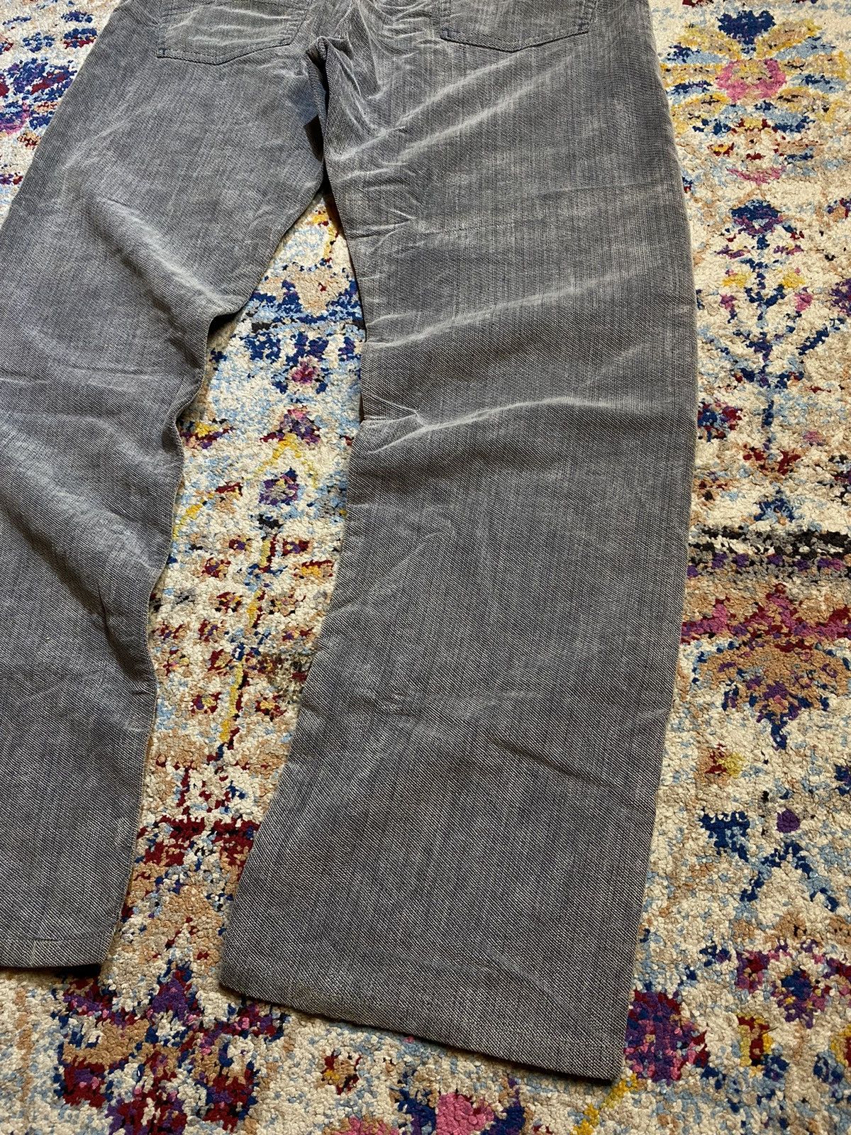 Giorgio Armani Giorgio Armani Fiocchi Snaps Grey Cotton Denim Jeans W36 Size US 36 / EU 52 - 15 Thumbnail