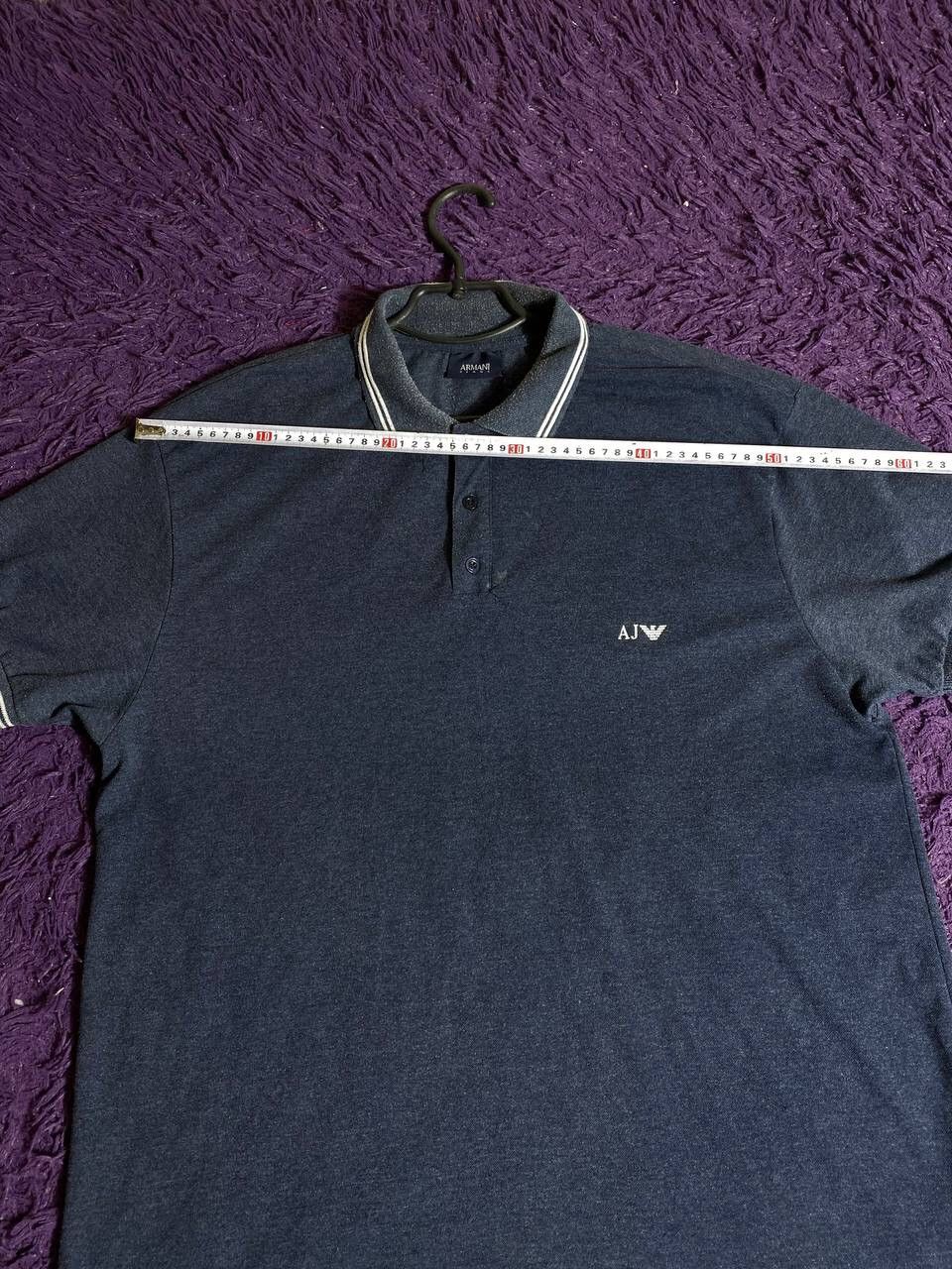 Armani × Vintage Armani Jeans vintage luxury designer basic logo polo tee Size US XL / EU 56 / 4 - 7 Thumbnail