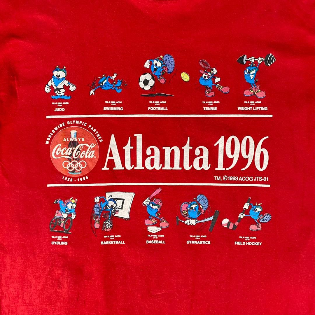 Vintage Vintage 90s Coca Cola Olympic Altlanta 96 Size US L / EU 52-54 / 3 - 3 Thumbnail