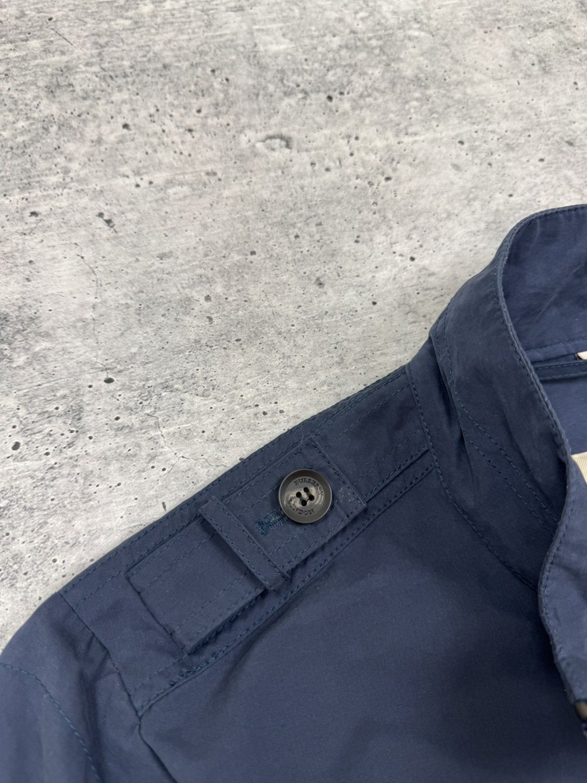 Burberry Burberry London Blue Nylon Jacket Multipocket Bomber Men L Size US L / EU 52-54 / 3 - 12 Thumbnail