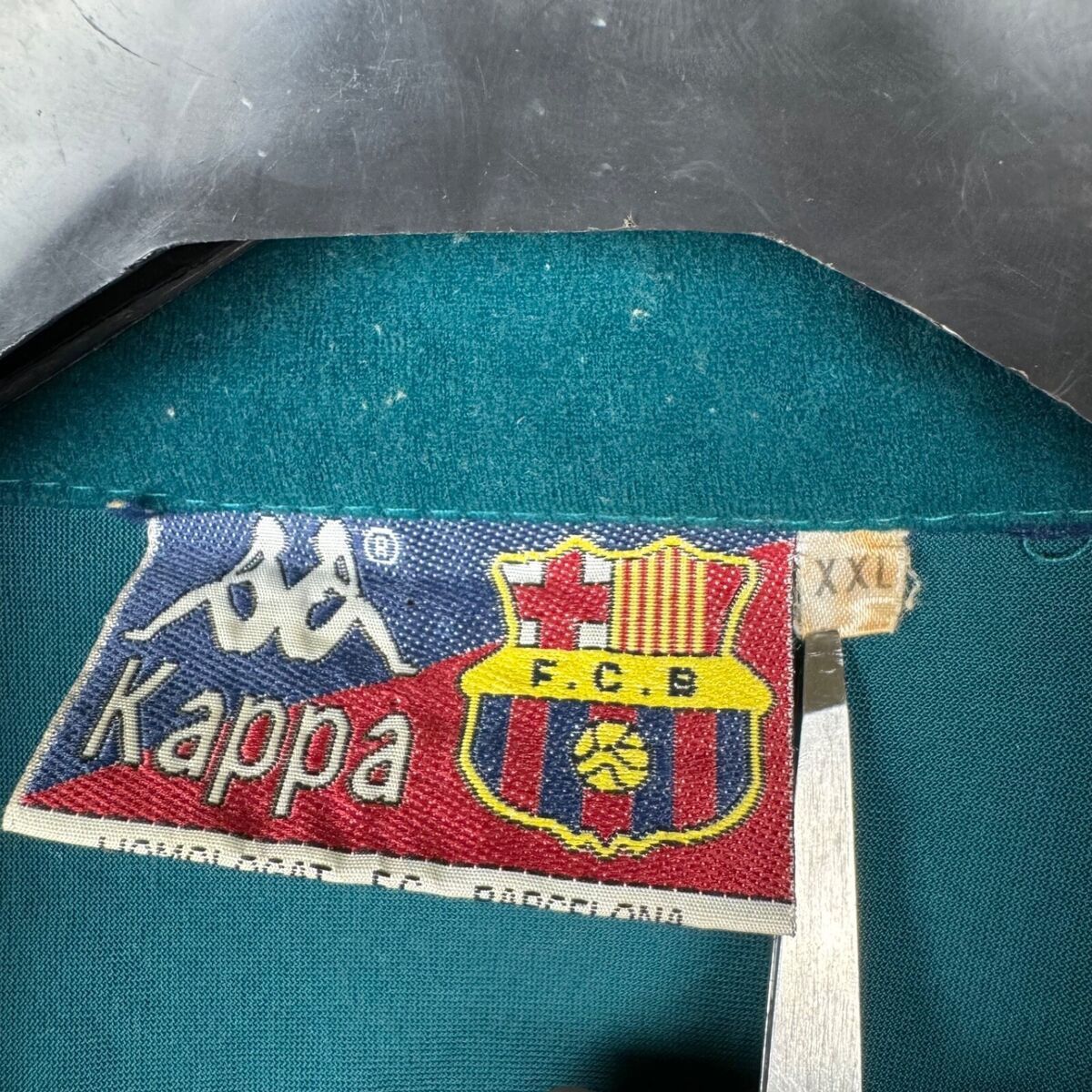 Kappa BARCELONA 1995 FOOTBAL SOCCER TRACK TOP JACKET VINTAGE KAPPA Size US XXL / EU 58 / 5 - 3 Thumbnail