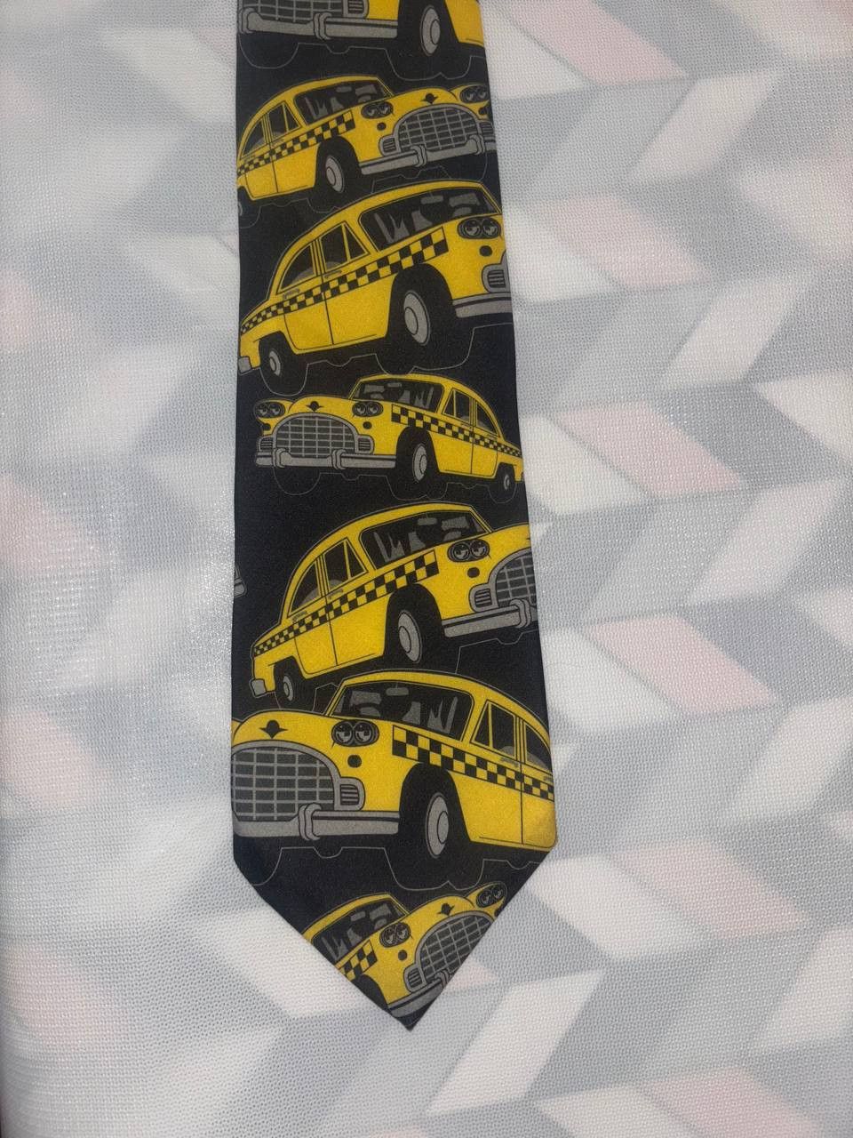 Ralph Marlin RALPH MARLIN TIE Salesman's Dream Rare Taxi.Cabs Made in USA Size ONE SIZE - 4 Thumbnail