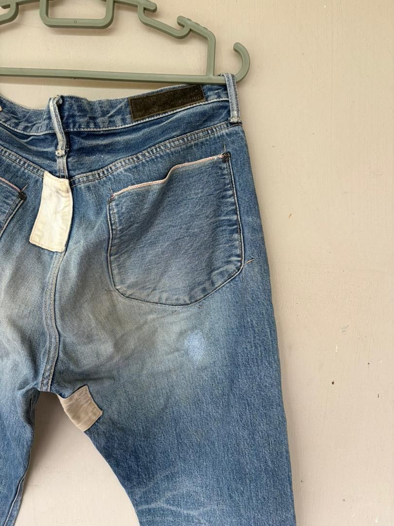 Japanese Brand VTG KuroDenim Selvedge Distressed Rare Selvedge Japan Denim Size US 34 / EU 50 - 9 Thumbnail