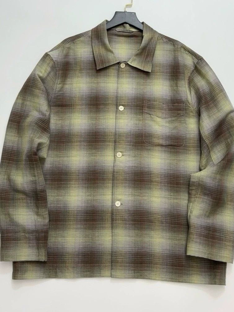 Our Legacy our legacy size M Greded linen lapel long-sleeved shirt 250 Size US M / EU 48-50 / 2 - 1 Thumbnail