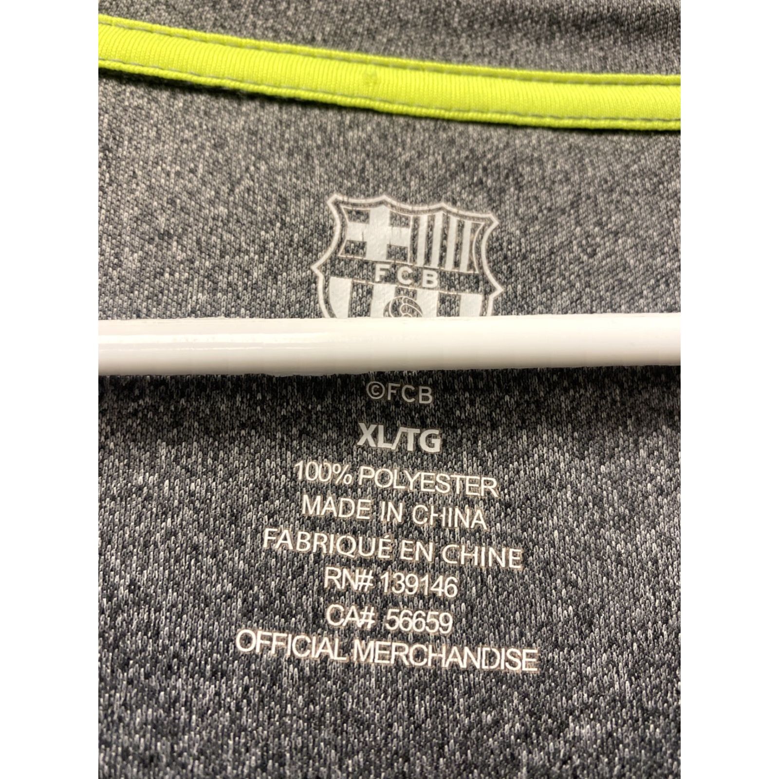 Vintage BARCA Shirt Mens XL Green Gray Short Sleeve Barcelona Soccer Athletic/108-16 Size US XL / EU 56 / 4 - 3 Thumbnail