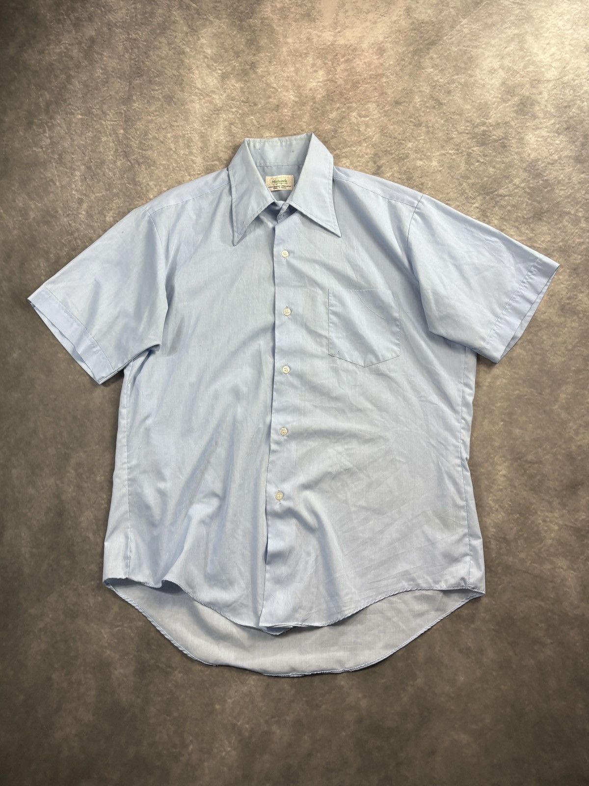 Vintage 1980s Vintage Work Shirt Perma Press Mohawk Shortsleeve 70s Size US S / EU 44-46 / 1 - 3 Thumbnail