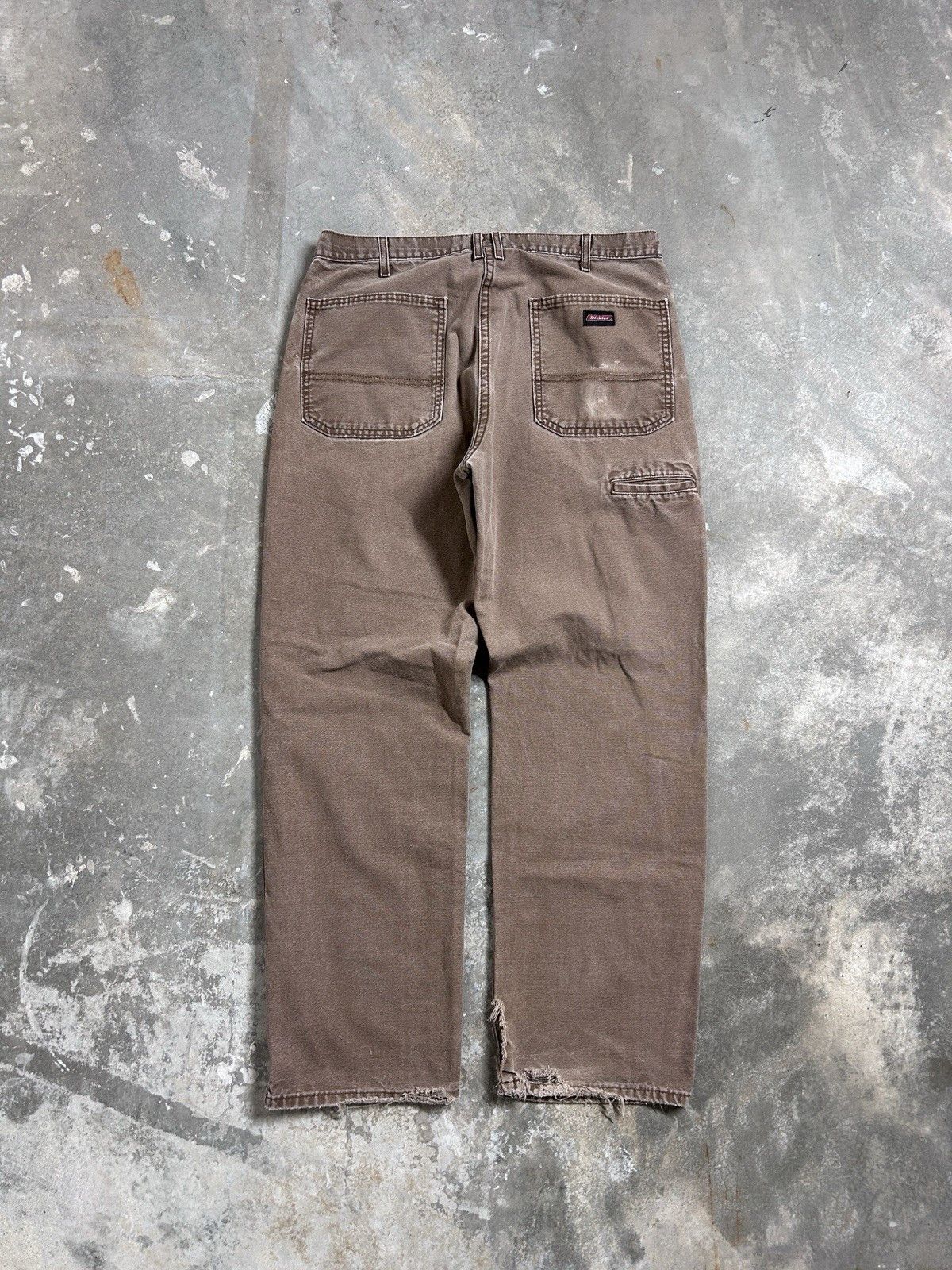 Dickies Vintage Y2K Dickies Carpenter Mocha Pants Size 36x32 Size US 36 / EU 52 - 1 Thumbnail