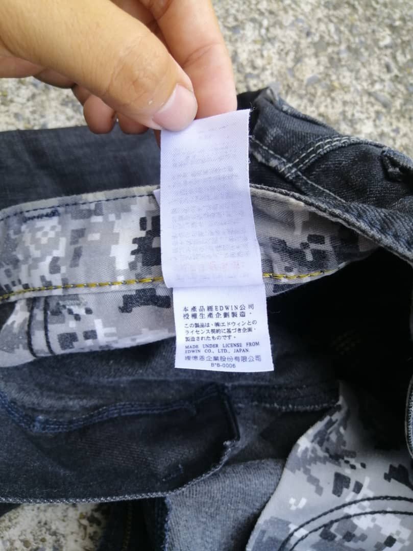 Edwin × Japanese Brand Edwin E Function Japan Black Denim Jeans Size US 29 - 9 Thumbnail