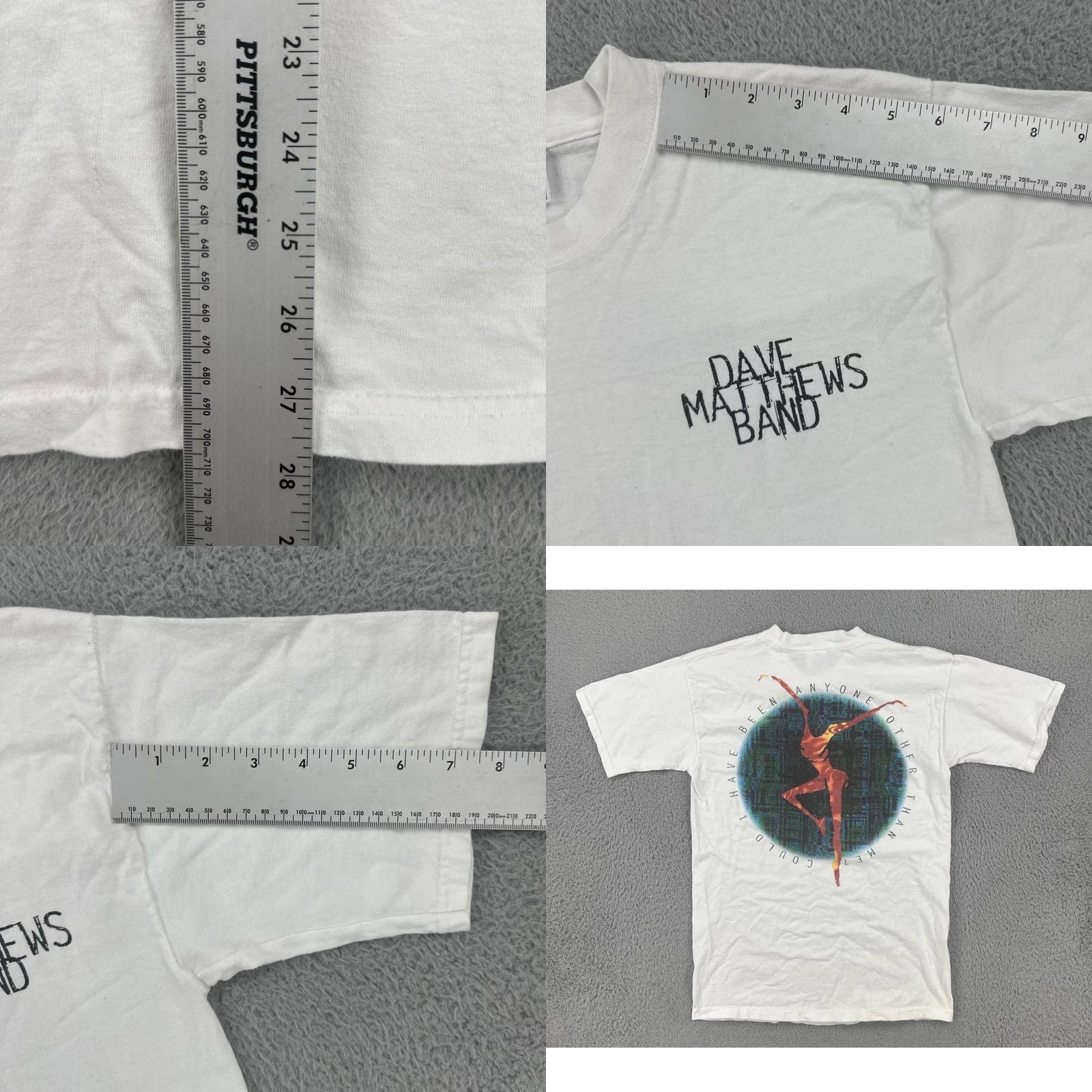 Sportmax VINTAGE All Sport Shirt M White 90s USA Dave Matthews Band Crew Neck Short Sleeve Men M Size US M / EU 48-50 / 2 - 9 Thumbnail