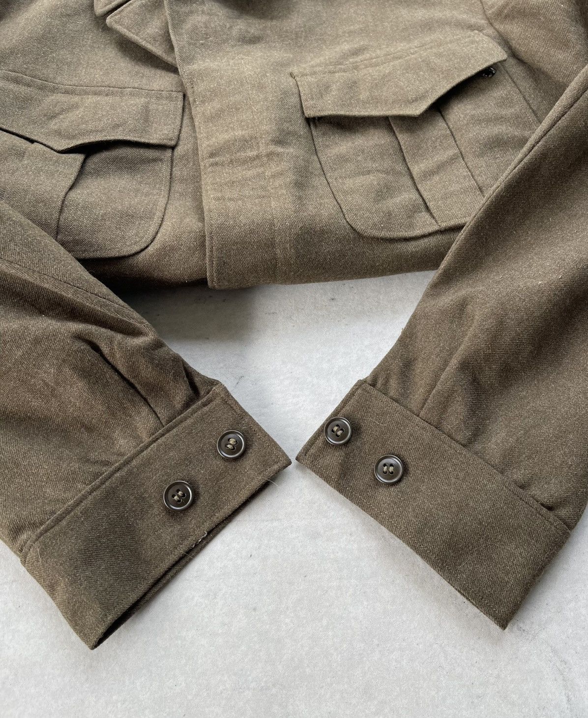 Buzz Rickson's 🔥VINTAGE 1945'S US ARMY WWII ERA FIELD COAT/JACKET Size US M / EU 48-50 / 2 - 10 Thumbnail
