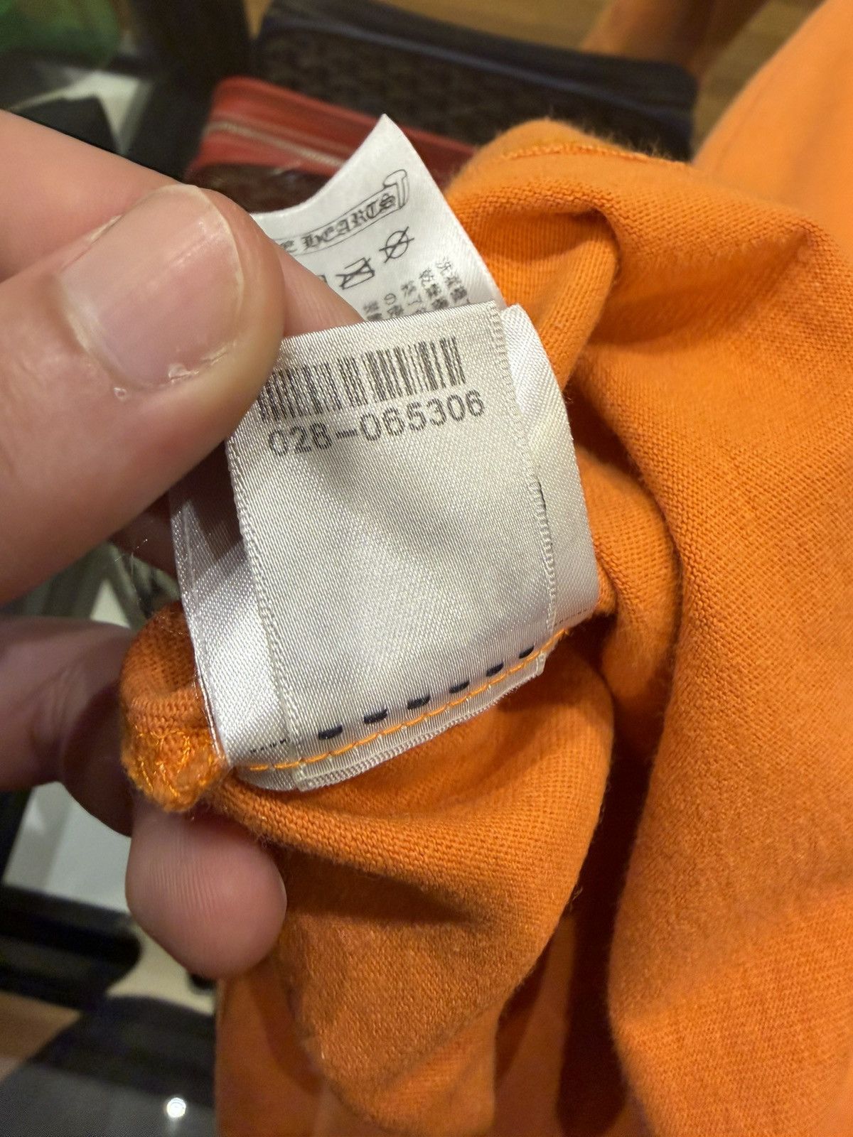 Chrome Hearts Chrome Hearts Vine Dagger LS Shirt - Orange Size US M / EU 48-50 / 2 - 7 Thumbnail