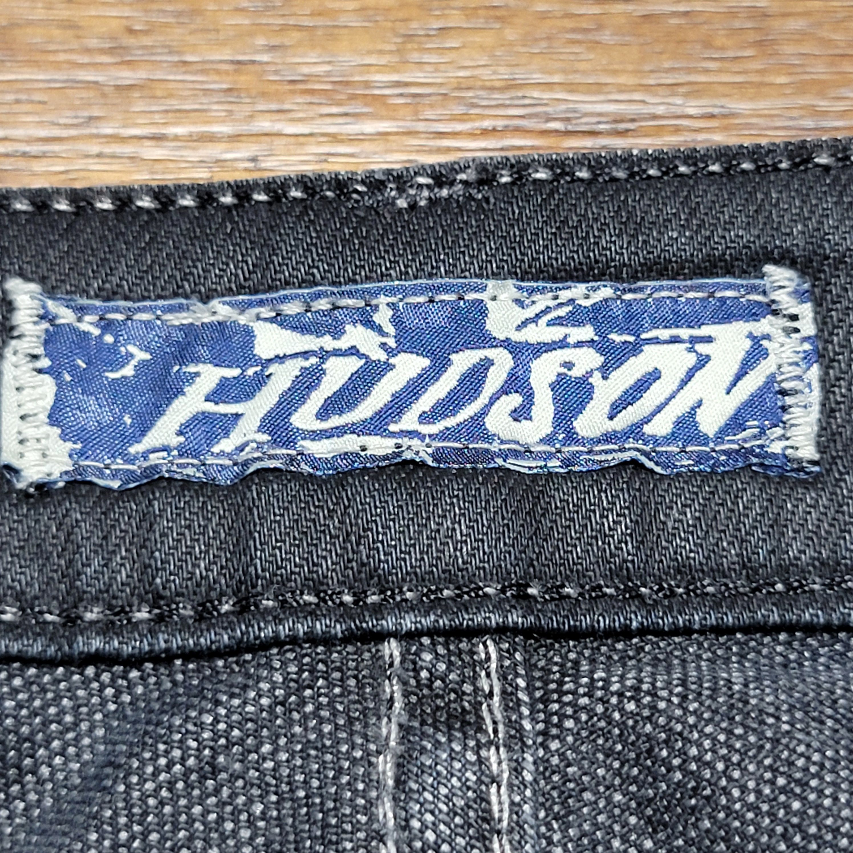 Hudson Hudson Black Denim Jeans w/ Button Fly - Size 32 Size 32" / US 10 / IT 46 - 7 Thumbnail