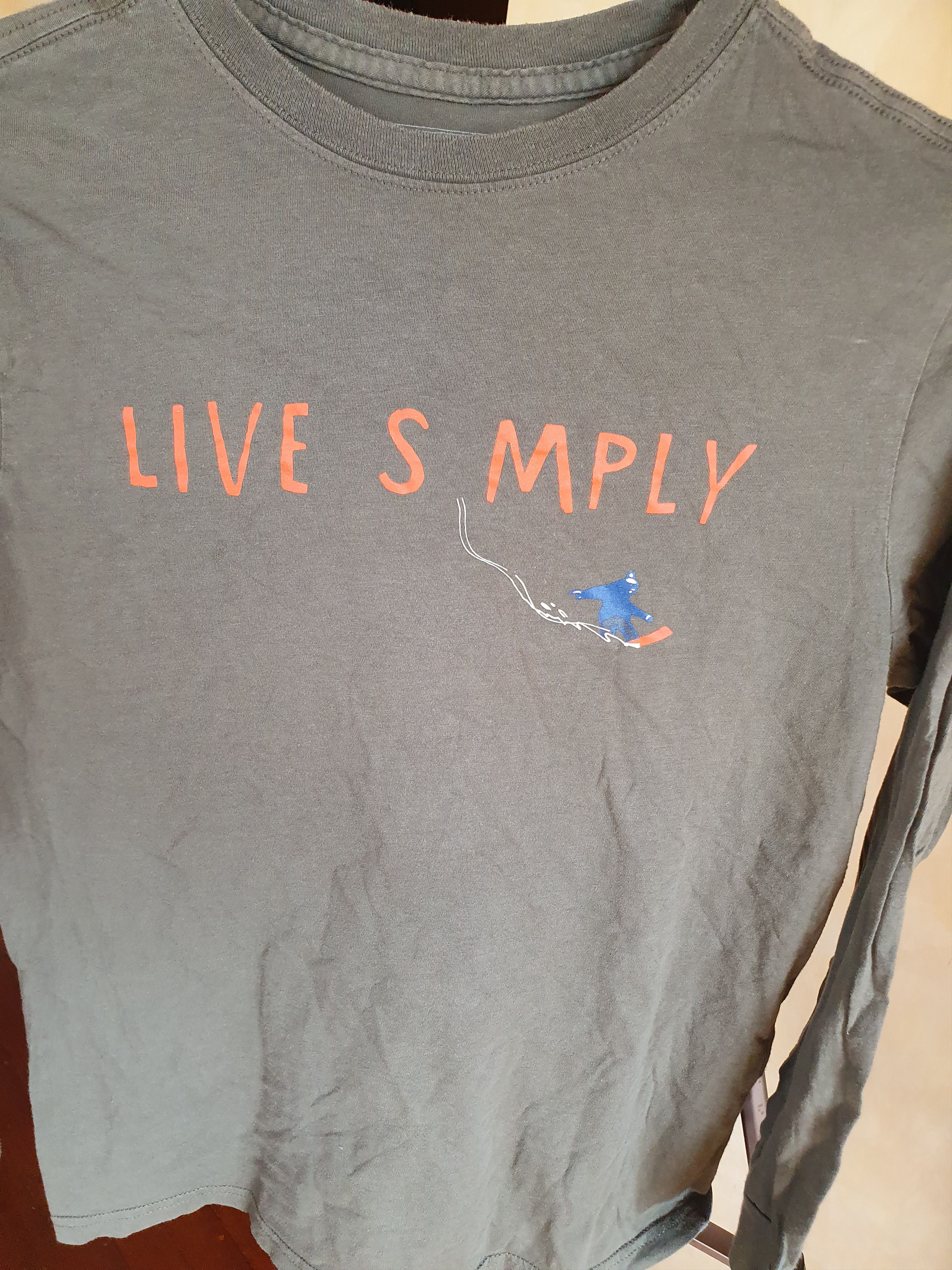 Patagonia Patagonia Live Simply T-shirt Snowboarder Long Sleeve S Size S / US 4 / IT 40 - 7 Thumbnail