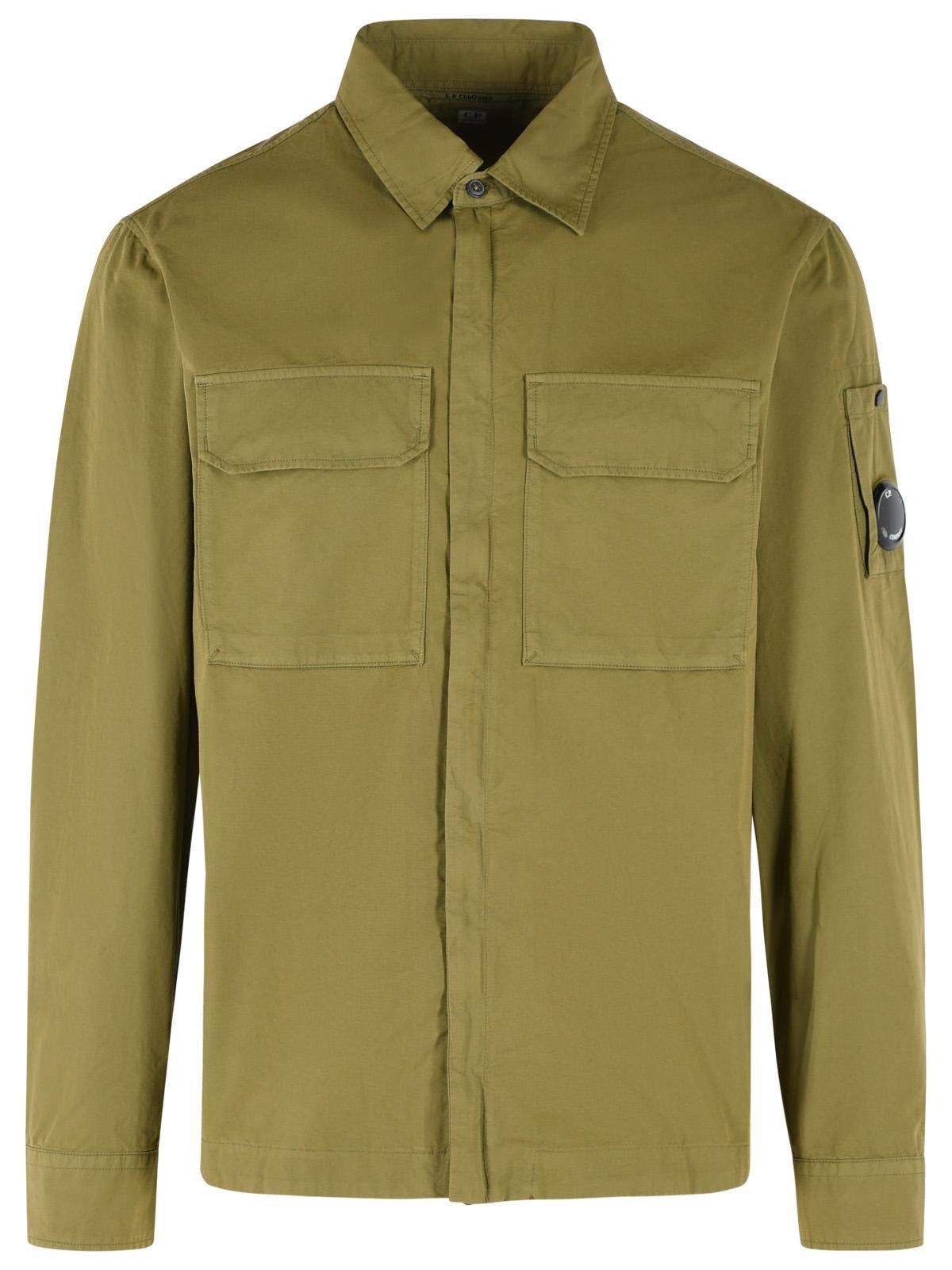 C.P. Company C.P. COMPANY Green Cotton Jacket Size US XL / EU 56 / 4 - 1 Thumbnail