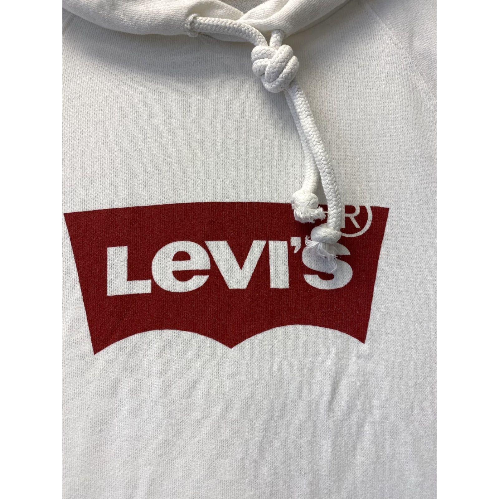 Levi's VINTAGE LEVI'S Graphic Hoodie Jumper White Cotton Jersey Regular Womens Medium Grey /100-33 Size M / US 6-8 / IT 42-44 - 2 Thumbnail