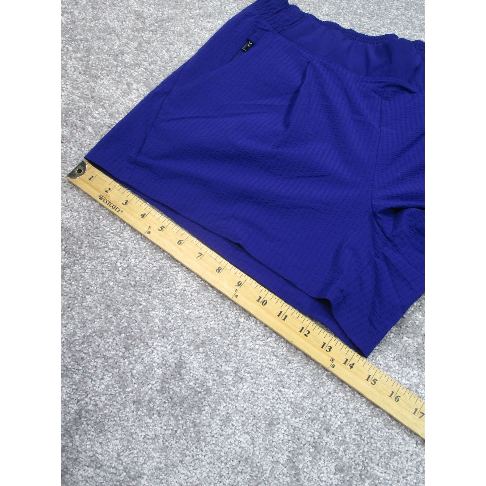 Athleta Athleta Shorts Womens 10 Textured Purple Chino Nylon Spandex Regular Casual Travel Walking Mens Womens Boys Girls Size 32" / US 10 / IT 46 - 4 Thumbnail