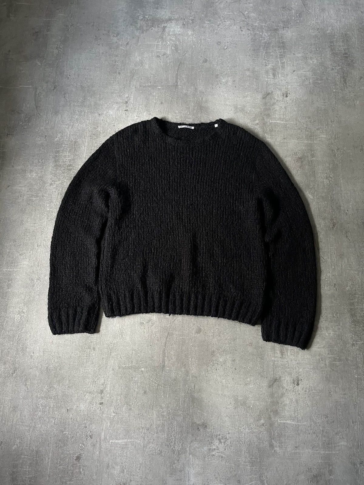 Our Legacy Our Legacy Double Lock U Neck Alpaca Sweater Ash Gray Sz 50 |  Grailed