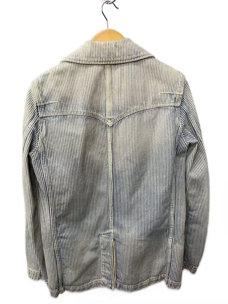 Number (N)ine SS08 Striped Distressed Denim Jacket Size US L / EU 52-54 / 3 - 2 Thumbnail