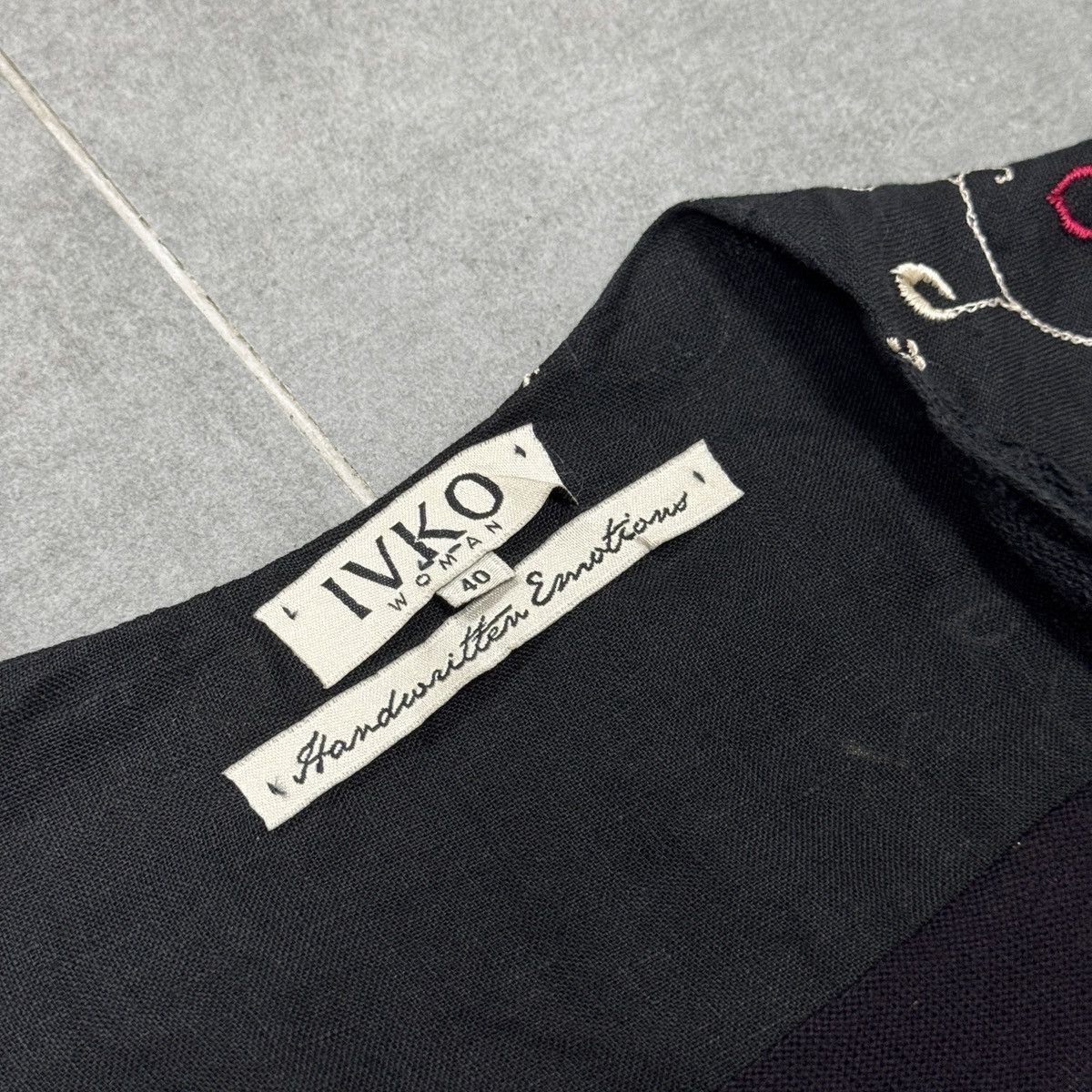 Other IVKO Women Handwritten Emotions Asymmetrical Knit Dress Size M / US 6-8 / IT 42-44 - 7 Thumbnail