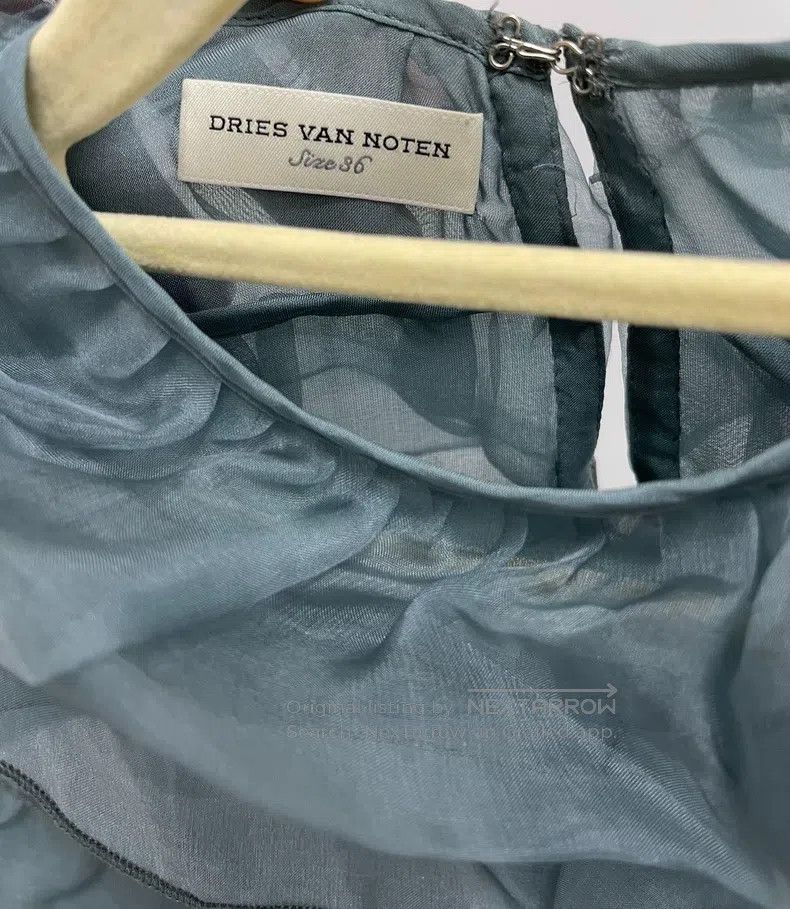 Dries Van Noten Dries Van Noten Runway-Style Silk Tiered Puffy Sleeveless Size L / US 10 / IT 46 - 3 Thumbnail