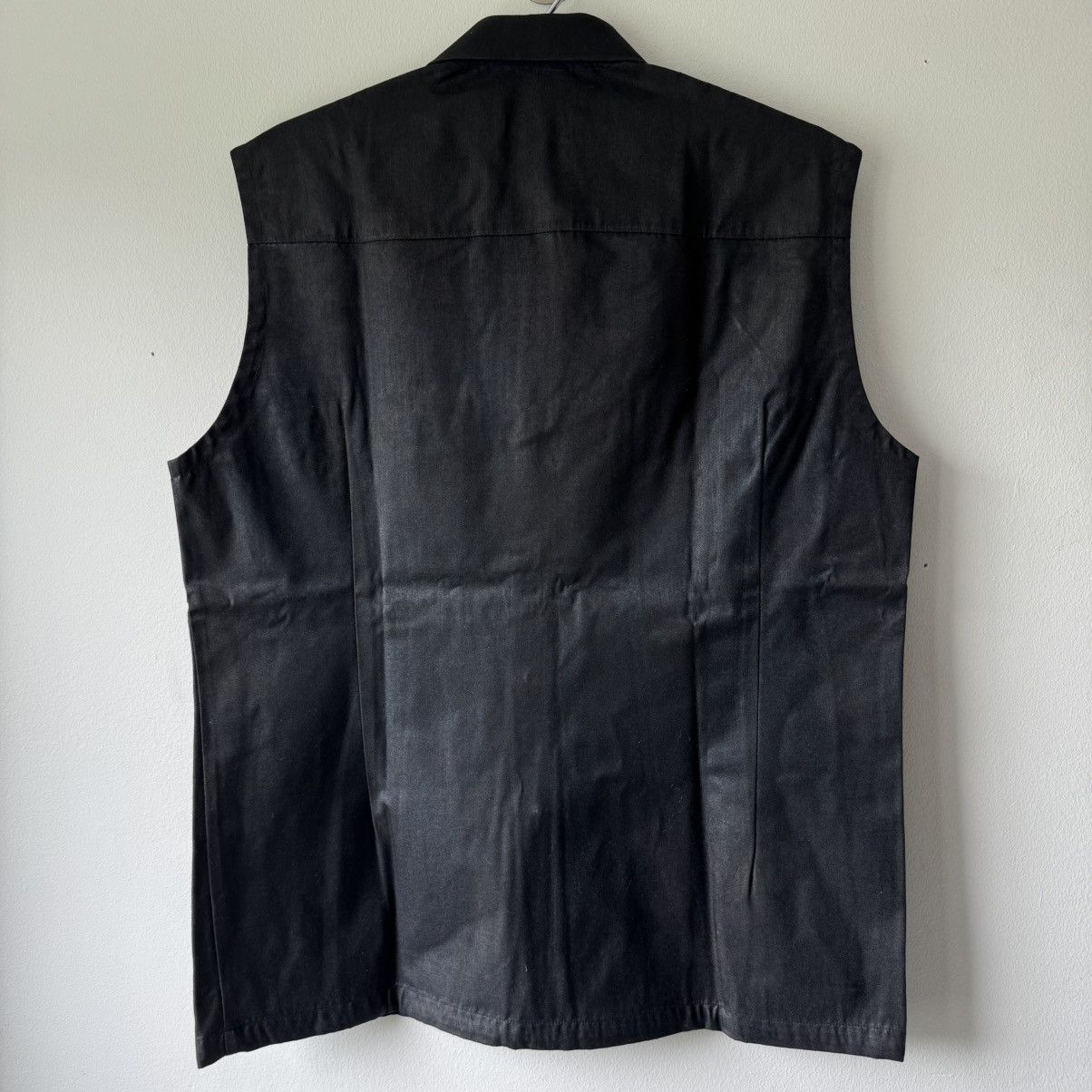Maison Margiela SS2003 Martin Margiela Artisanal Black Painted Officer Vest Size US L / EU 52-54 / 3 - 8 Thumbnail