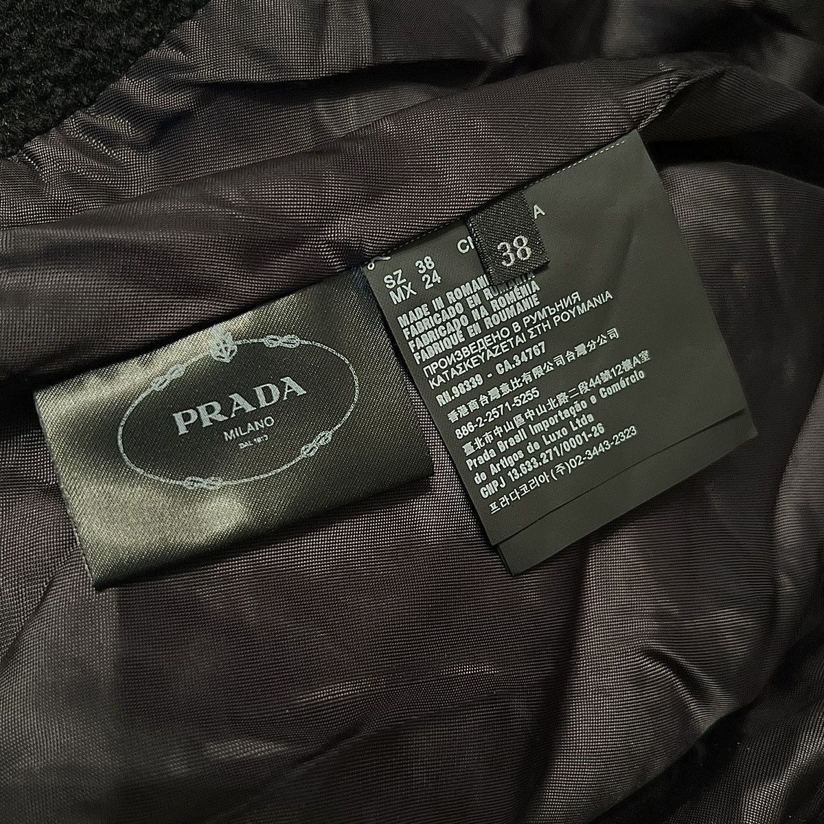 Prada wool coat