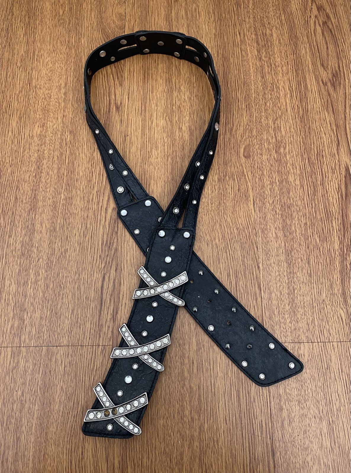 If Six Was Nine Crystal studded belt Size ONE SIZE - 1 Thumbnail