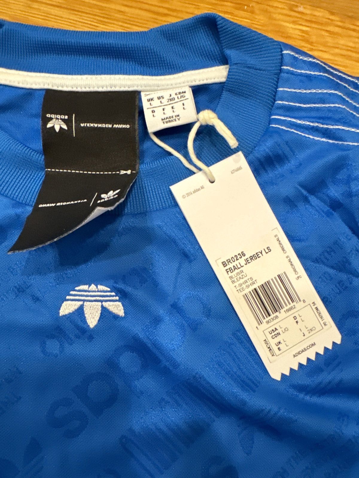 Adidas × Alexander Wang Adidas X Alexander Wang LS Soccer jersey L Size US L / EU 52-54 / 3 - 6 Thumbnail