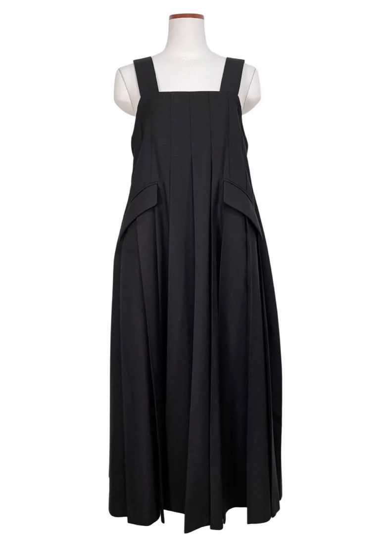 Comme des Garcons Comme Des Garcons Pleated wool suspender dress Size S / US 4 / IT 40 - 4 Thumbnail