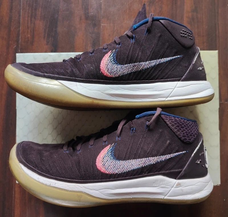 Nike Nike Kobe AD Mid Port Wine Basketball Sneaker 28,5 cm Size US 10.5 / EU 43-44 - 5 Thumbnail