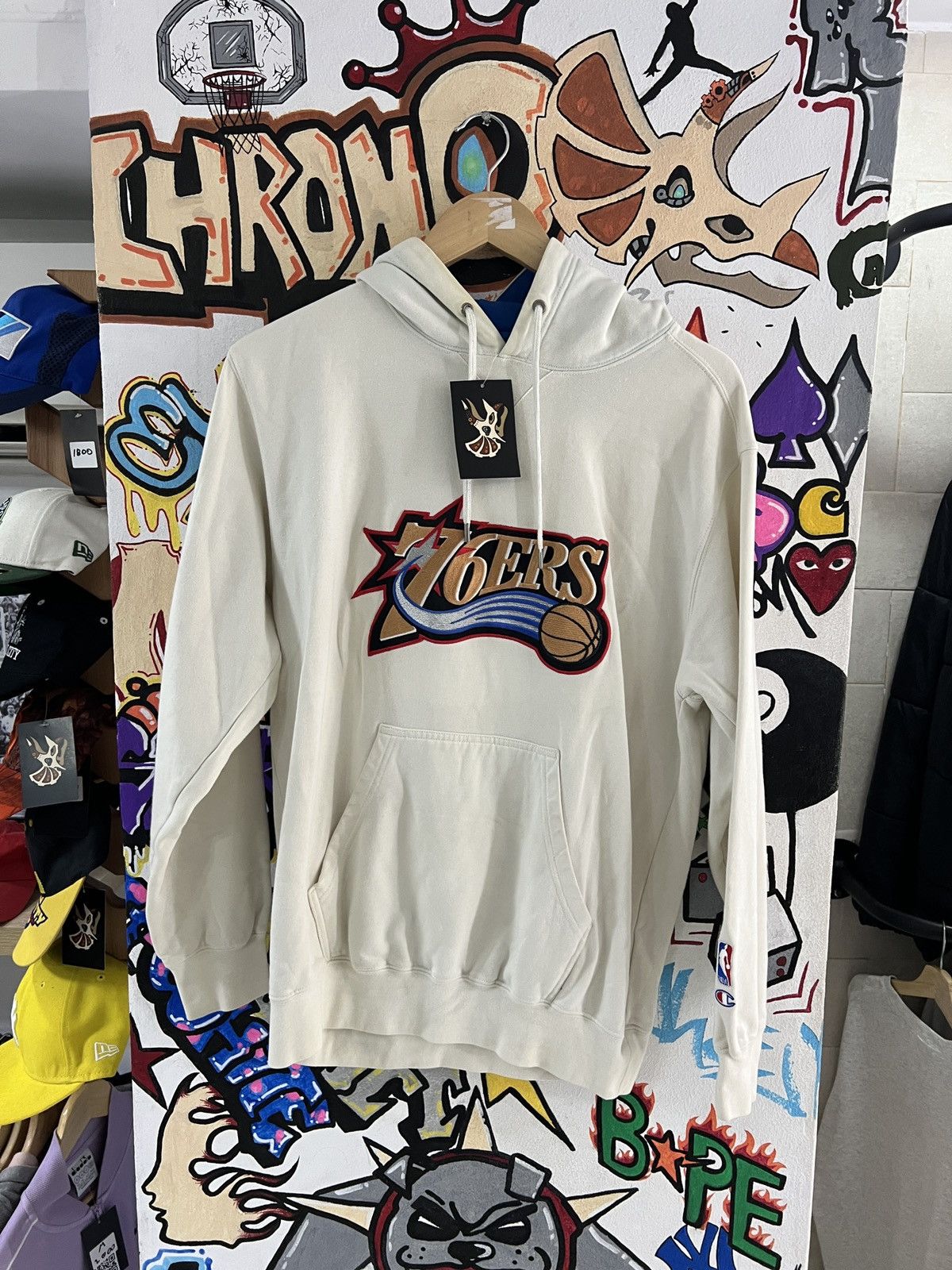 Champion Vintage Champion 76ERS Hoodie Size US M / EU 48-50 / 2 - 1 Thumbnail