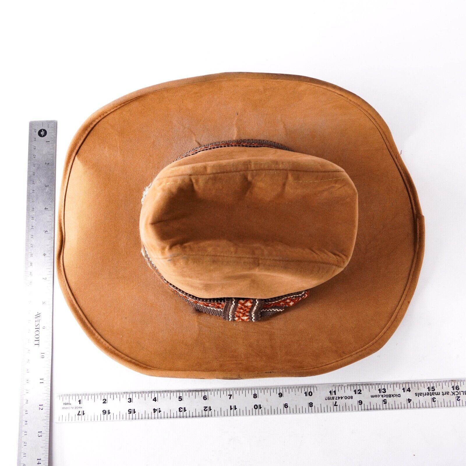 Other United Hatters Western Cowboy Hat Tall Cap Size 17 Medium Size ONE SIZE - 11 Thumbnail
