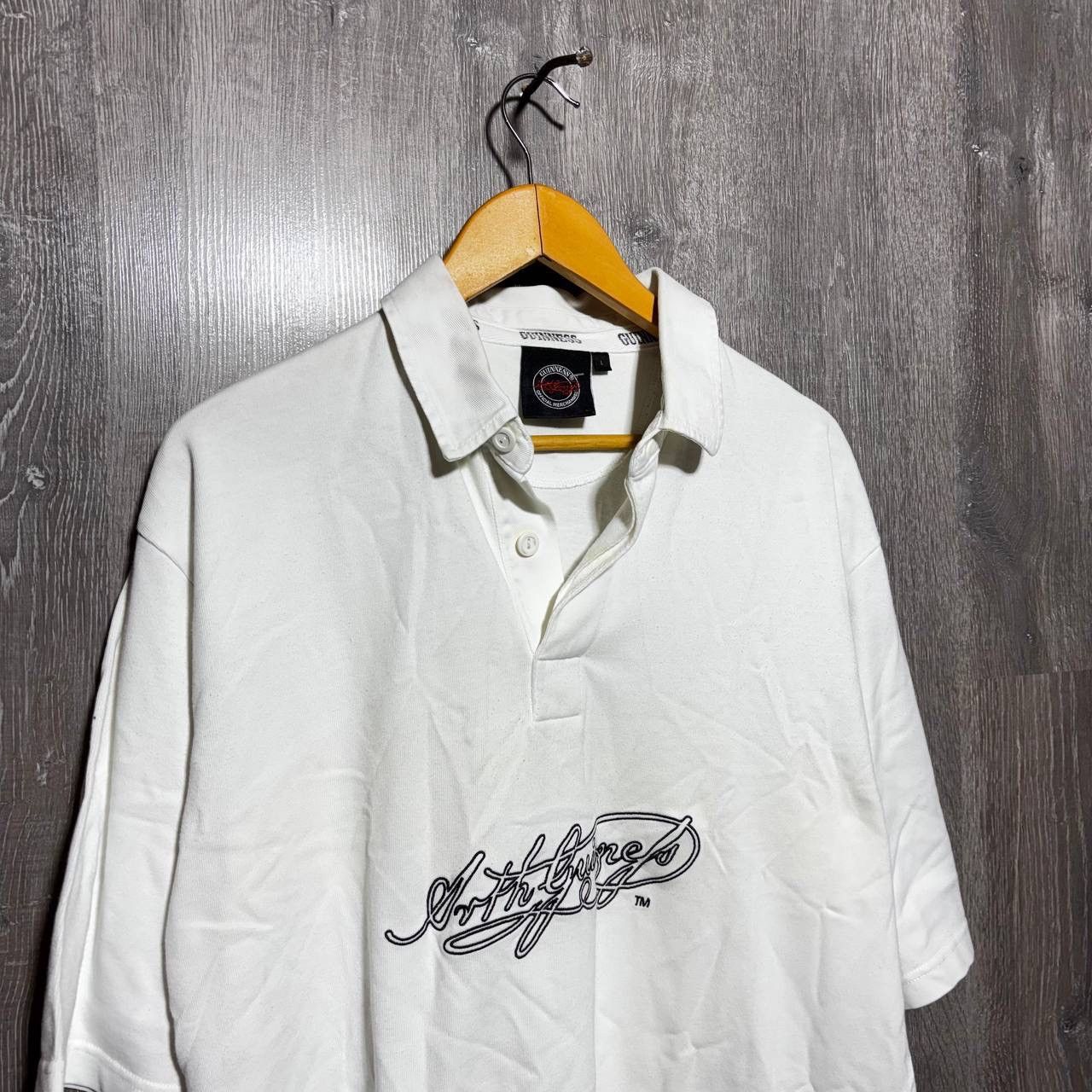 Other Guinness Rugby Polo Shirt Size Large Signature White Size US L / EU 52-54 / 3 - 2 Thumbnail