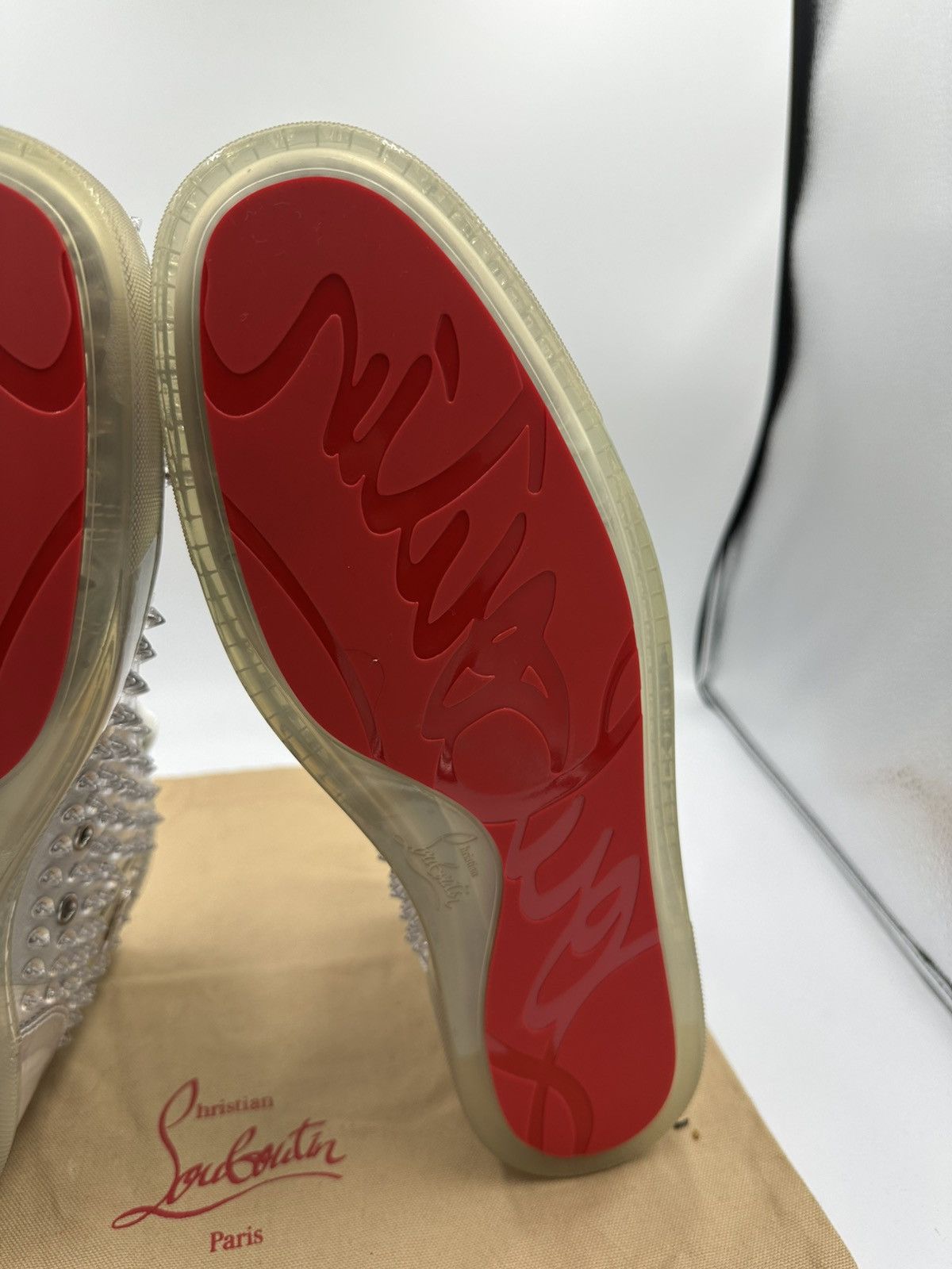 Christian Louboutin Christian Louboutin Spike Transparent Size US 13 / EU 46 - 18 Thumbnail