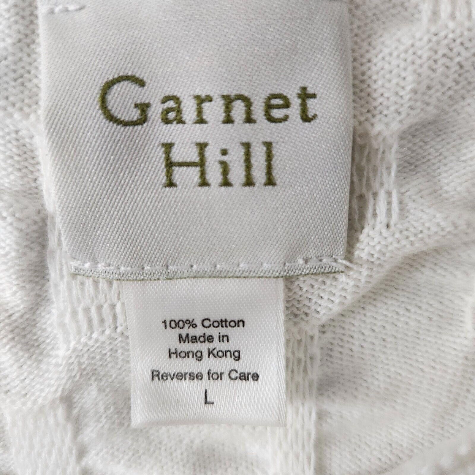 Designer NWOT Garnet Hill Sweater Tank White Size Large Size L / US 10 / IT 46 - 6 Thumbnail