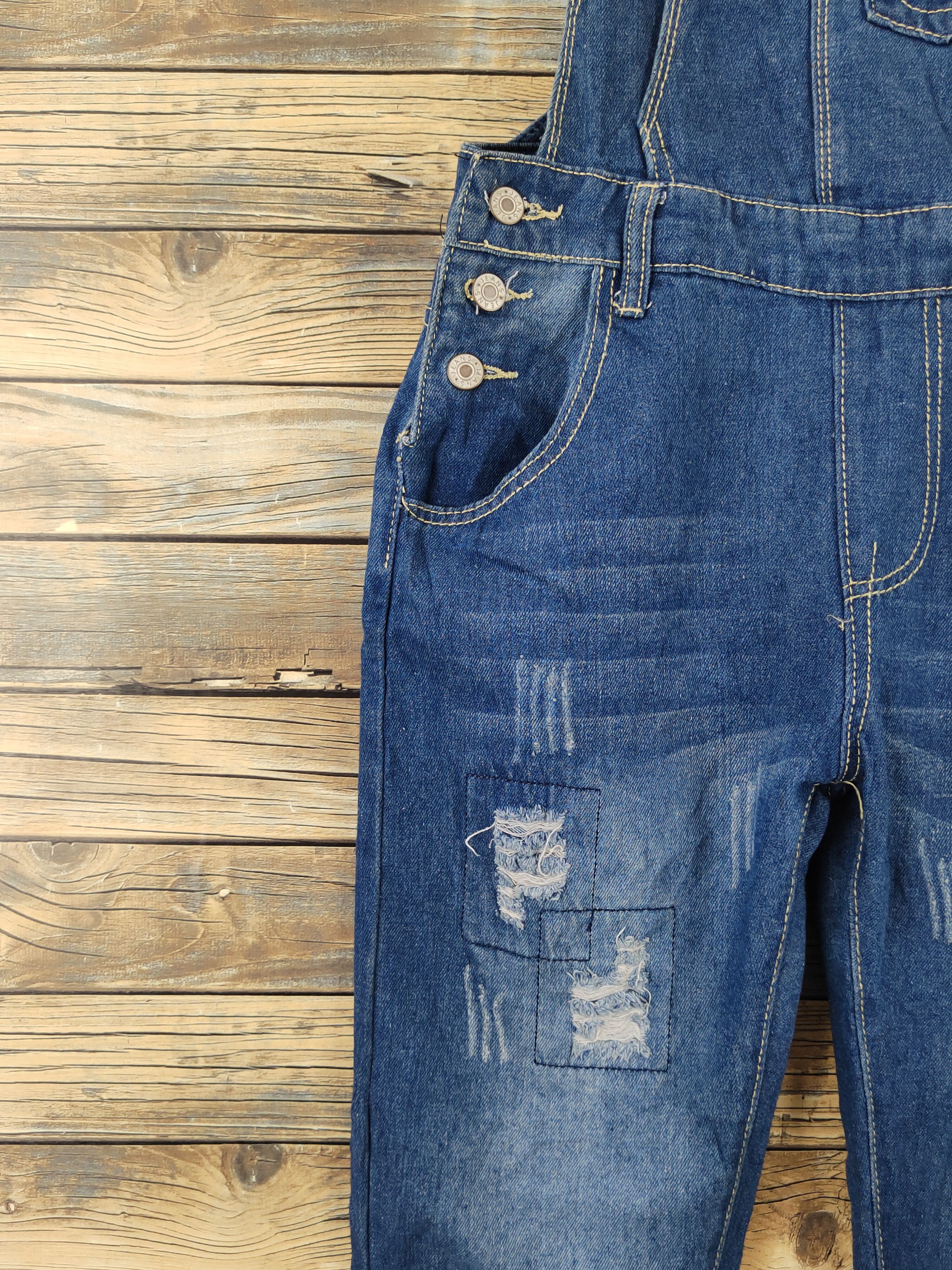 Japanese Brand × Vintage Vintage Japanese Brand Blue Denim Jumpsuits Size 30" / US 8 / IT 44 - 6 Thumbnail