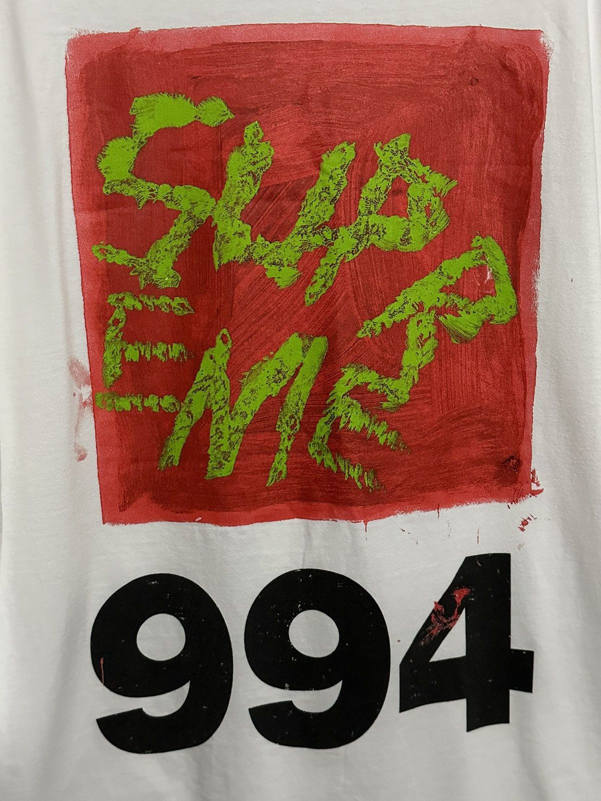Supreme Supreme Paint Tee Size US XL / EU 56 / 4 - 2 Thumbnail