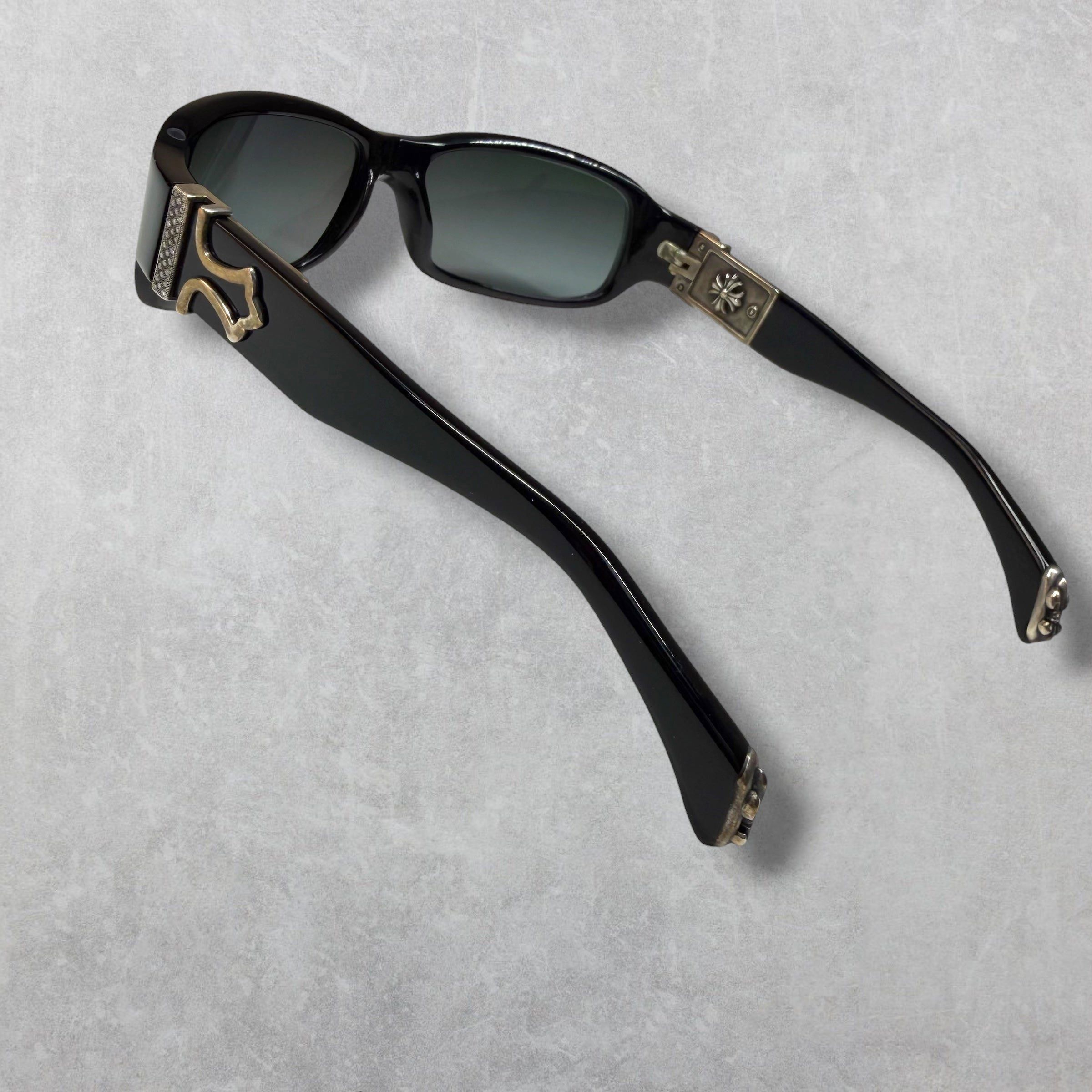 Chrome Hearts Vintage Chrome Hearts Fix 2 Diamond Sunglasses Size ONE SIZE - 3 Thumbnail