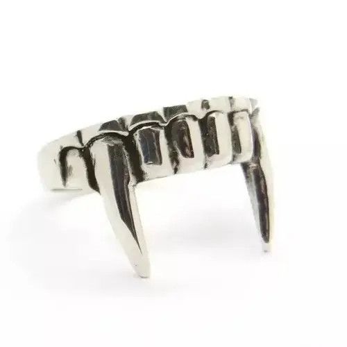 Jewelry Gothic Punk Style Vampire Ring Size ONE SIZE - 2 Thumbnail