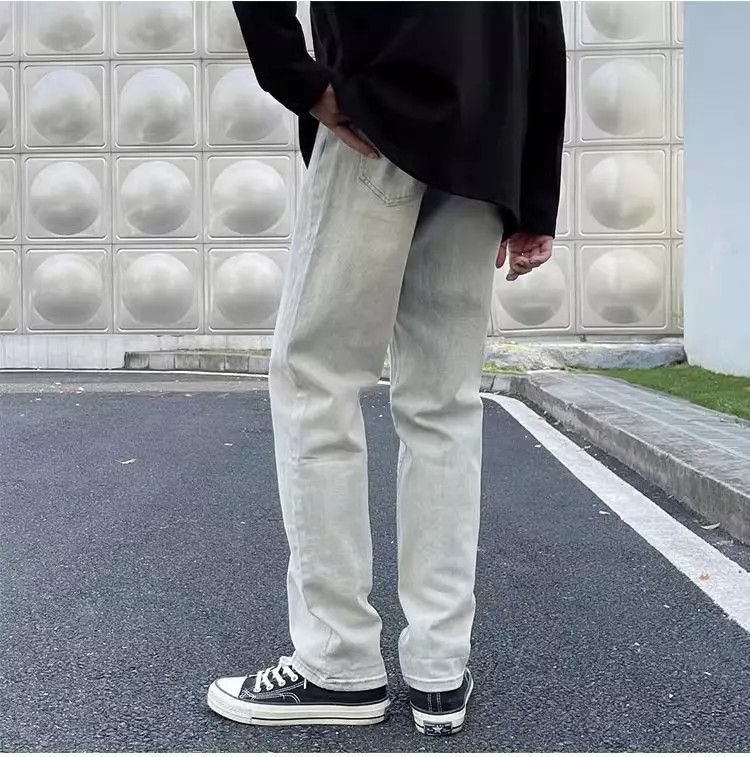 Japanese Brand Retro washed straight leg jeans Size US 30 / EU 46 - 5 Thumbnail
