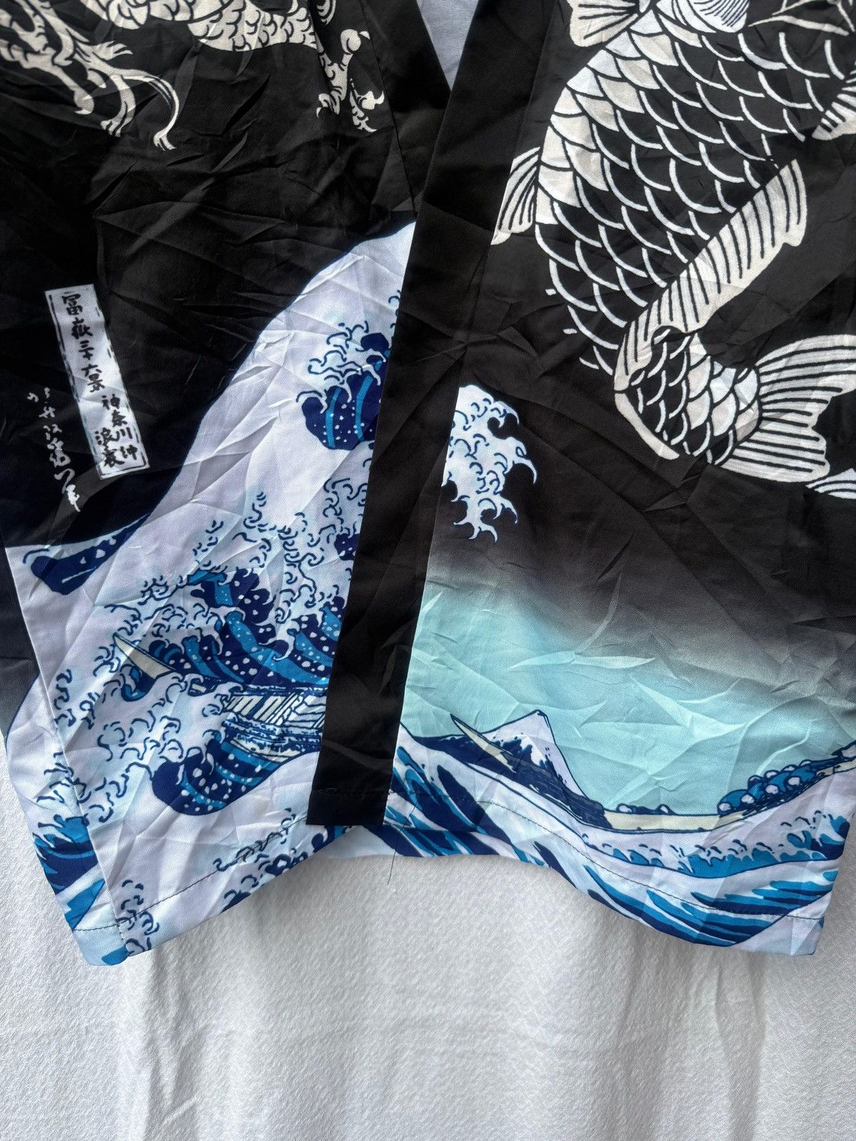 Yohji Yamamoto Kimono japan sukajan traditional dragon & fish shirt Size US L / EU 52-54 / 3 - 8 Thumbnail