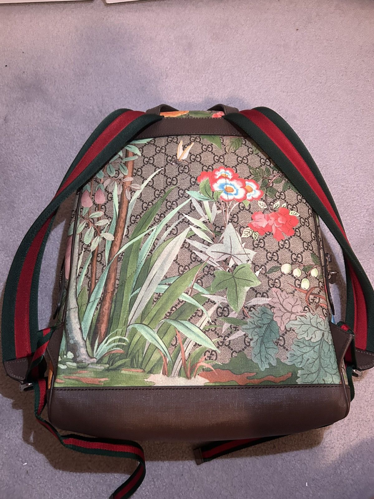 Gucci Gucci Canvas GG Supreme Tian Backpack Size ONE SIZE - 3 Thumbnail
