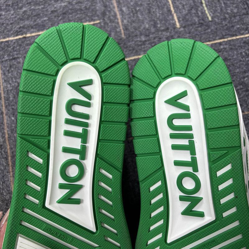 Louis Vuitton Yayoi Kusama x Louis Vuitton Trainers in White Green -2508 Size US 8.5 / EU 41-42 - 8 Thumbnail